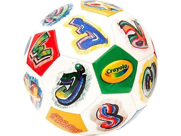 Crayola Official Soccer Ball Alphabet2 Size 5