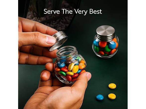 Restaurantware Vetri 2 Ounce Mini Favor Jars 100 ct