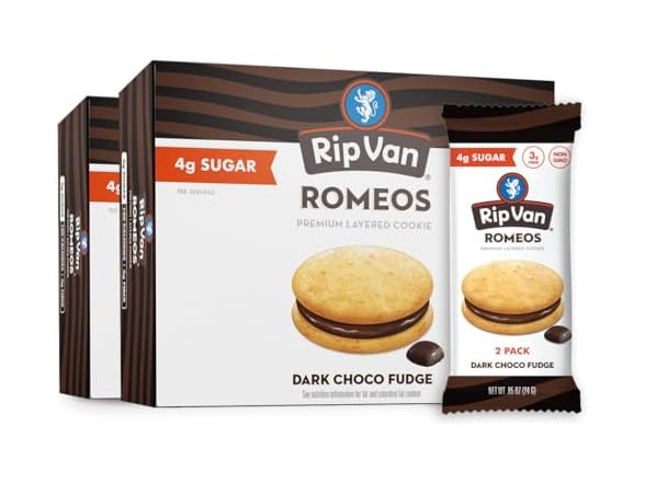 (54 cookies) Rip Van Dark Chocolate Fudge Romeos