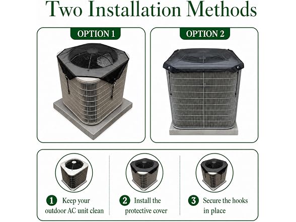 ECOSEVEN Mesh Air Conditioner Covers