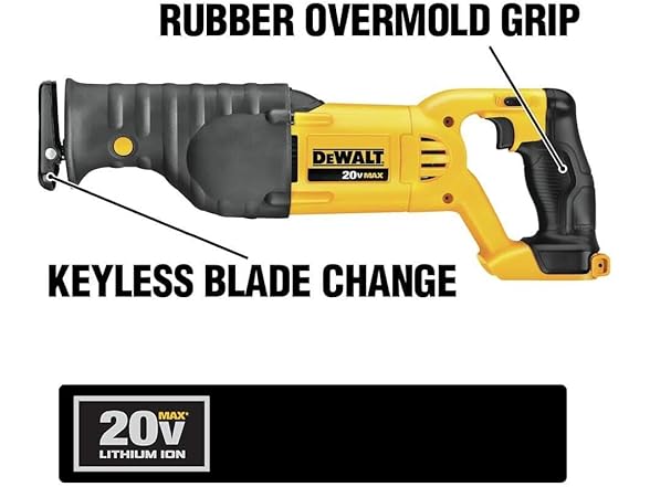 DEWALT DCS380B 20V MAX Cordless Recip Saw