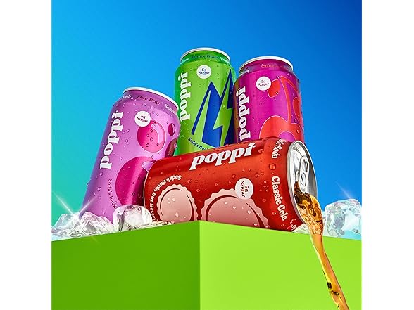 Poppi Soda Staples Variety, 12pk