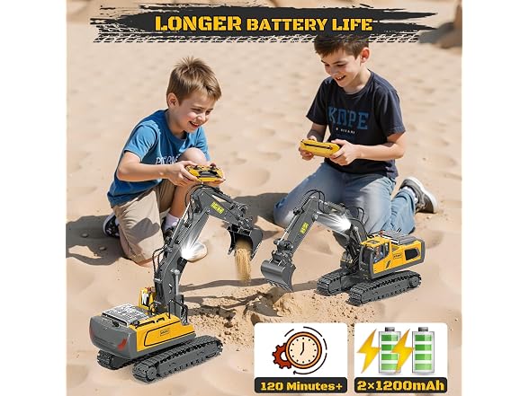 Remote Control Excavator Toy