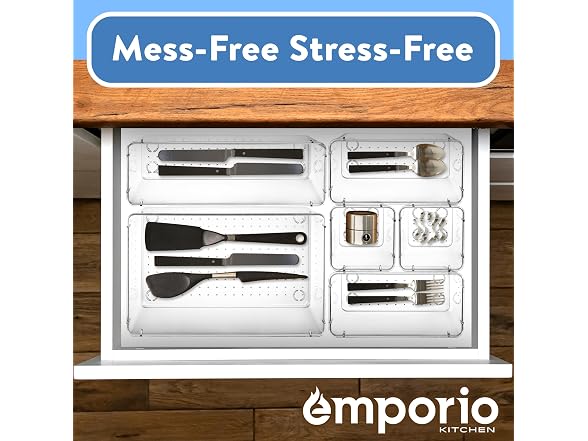 Emporio Kitchen Drawer Organizer Set