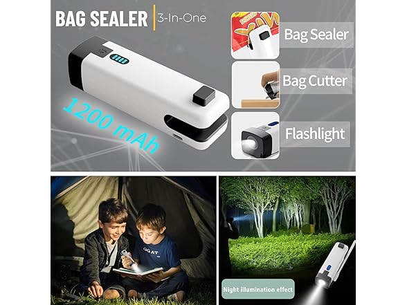 HSLGOVE 3-IN-1 Mini Bag Sealer