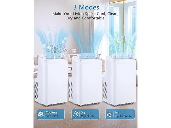 (NEW!) dainslef Up To 750sqft Portable AC