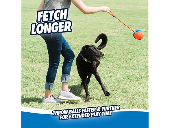 Chuckit! Rope Fetch Dog Toy - Ball on Rope Fe