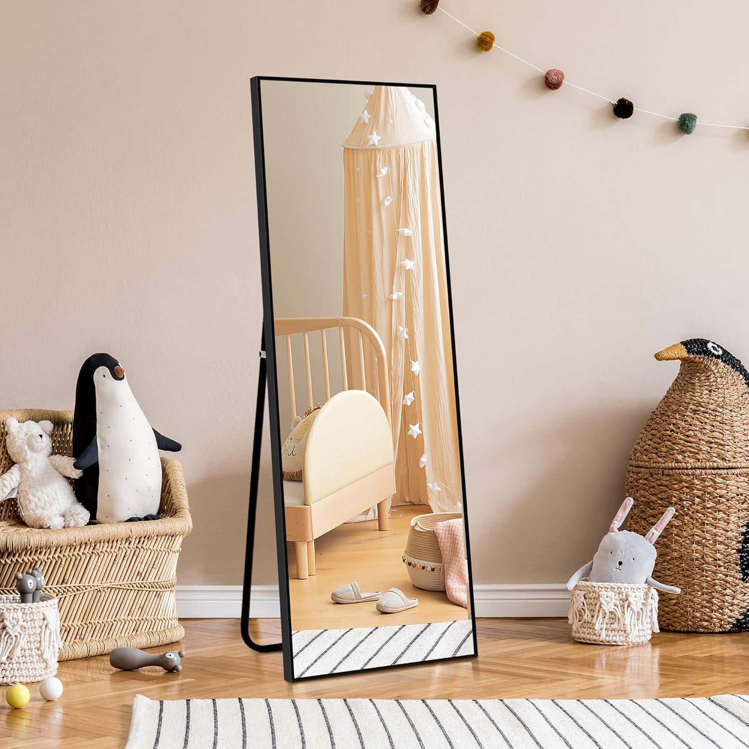 NicBex Full Length Mirror, 60" x 20" Wall - Gallery 10