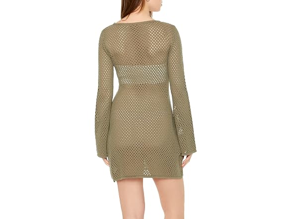 Forever 21  (XS) Sheer Crochet Mini Dress