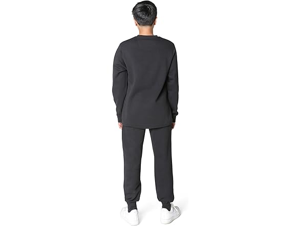 EVERYDAY KIDS Boys-Fleece Black Crew