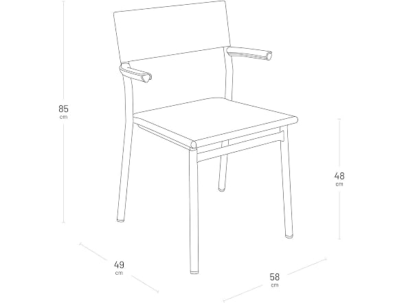 Lafuma Batyline Duo ORON Outdoor Armchair (Set of 2)