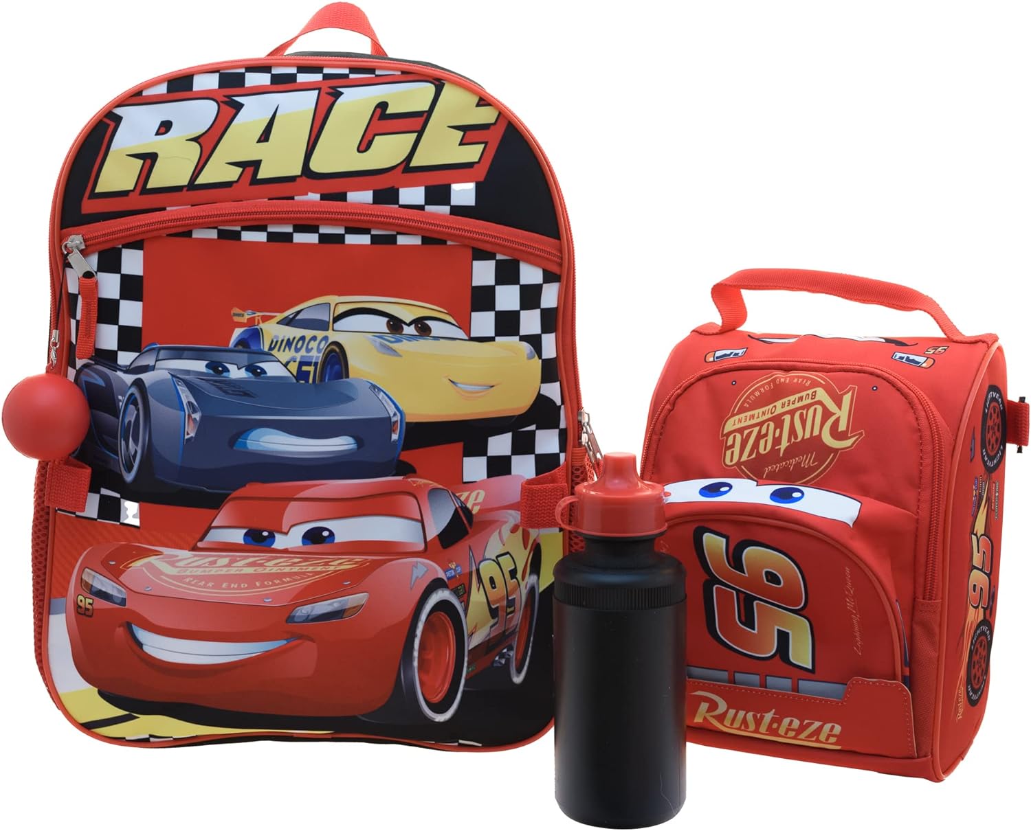 (4 Piece) 16'' Disney Cars Backpack - Gallery 5