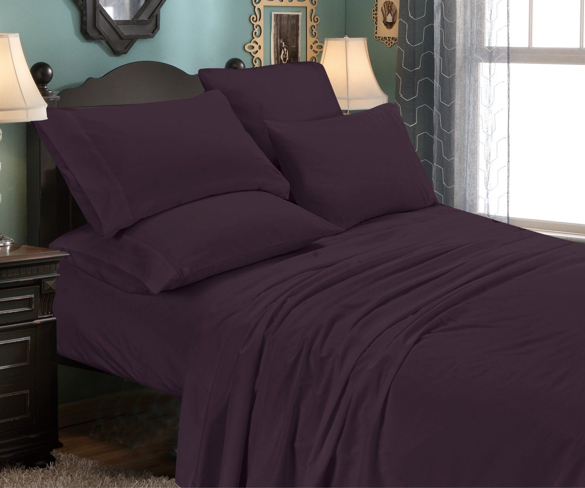 Premium Quality Super Soft Bed Sheet Set - Gallery 29