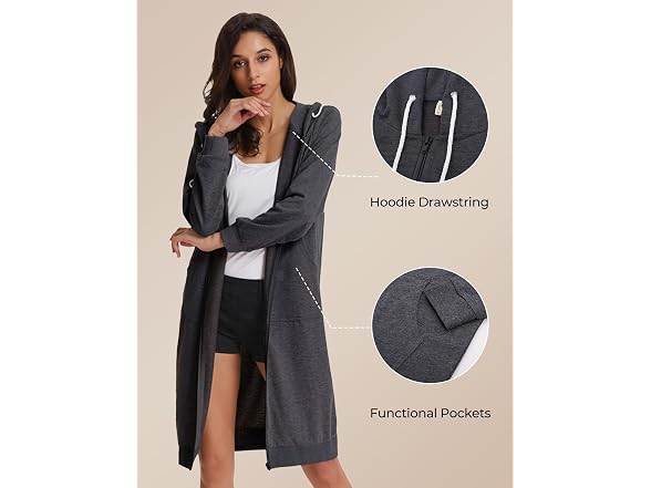 Grace Karin Women (L) Hoodie Sweatshirt Jackets