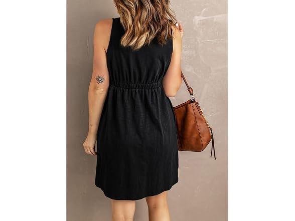 Blencot Women (M) Casual V Neck Sleeveless Tank