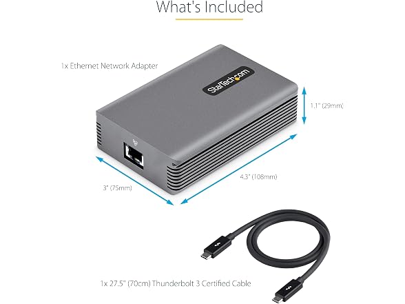 StarTech.com StarTech Thunderbolt 3 to Ethernet