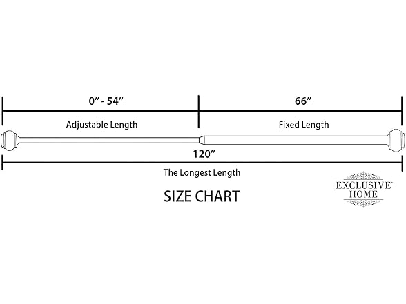 EXCLUSIVE HOME Vine 1" Curtain Rod