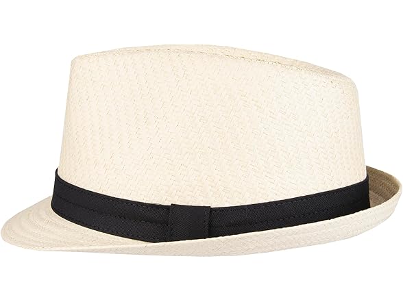 Levis Straw Fedora Brown
