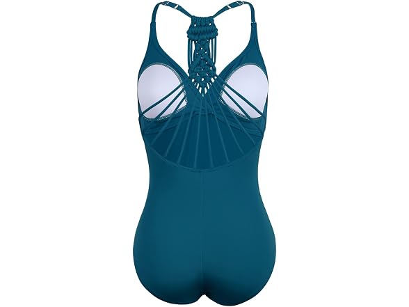 Hilor Women (16) Macrame Back Bathing Swimsuit