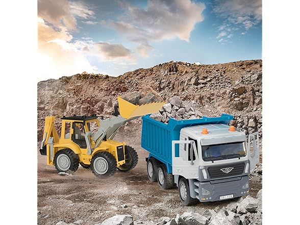 Driven by Battat – Large 18 Inch Dump Truck for Kids