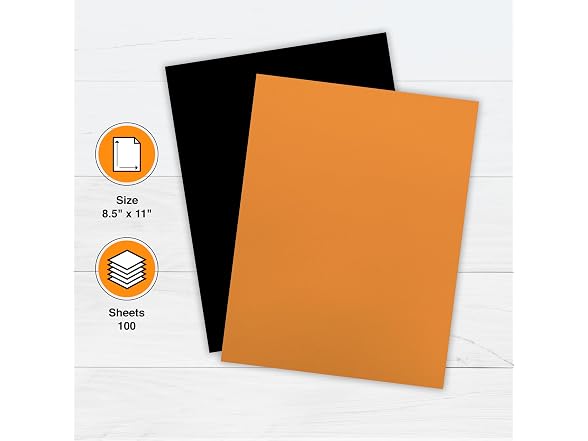 Crafted by PrintWorks Halloween Paper 8.5" x 11" - 100 Sheets