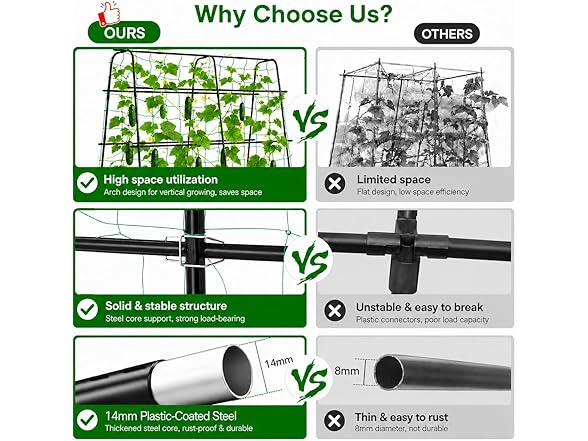 OTOSUNNY 5.3ft Garden Arch Trellis