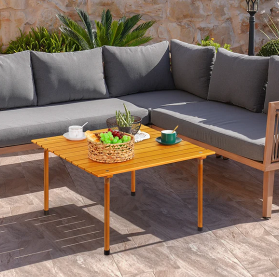 SONICGRACE All Purpose Foldable Wooden Table - Gallery 20