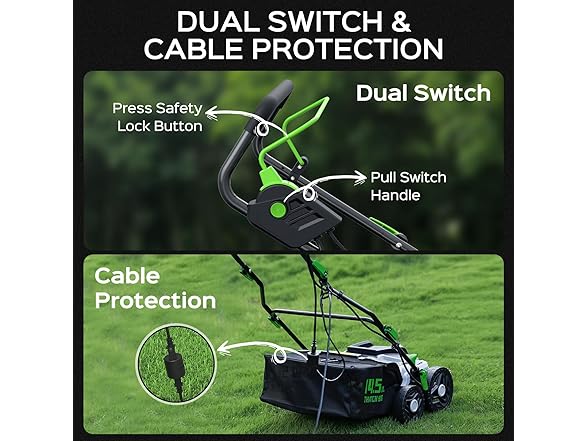 Dethatcher 16 Inch Green