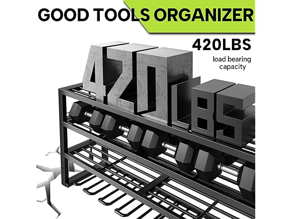 CFMASTER Large Power Tool Organizer Wall Mount