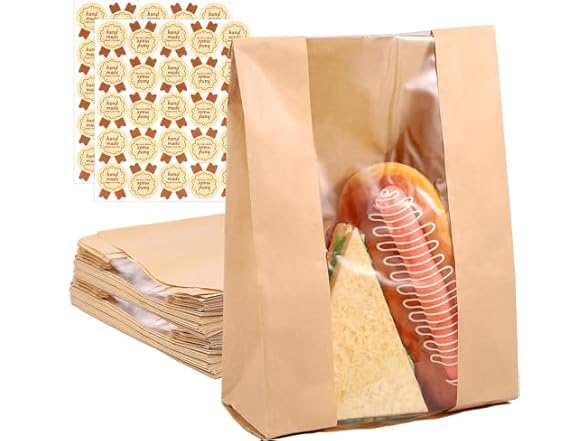 50 Pcs Bag w/50 Sealing Stickers