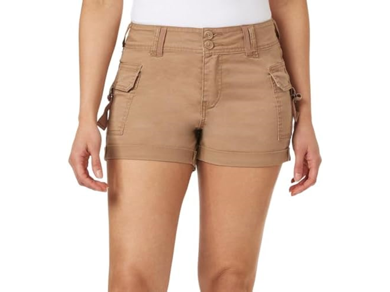 WallFlower Women Luscious Twill Cargo Shorts