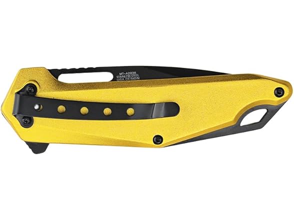 7.75" Folding Knife Black Handle