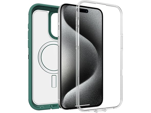 OtterBox iPhone 15 Pro Max Defender Series XT Clear Case