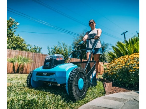 Pulsar 40v Cordless Reel Mower with 2.0Ah Battery and Grass Catcher | 16 Inch
