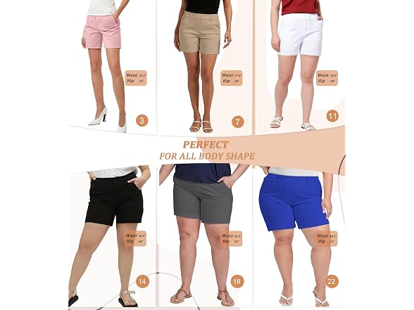 Hybrid & Company Women (14 Plus) Bermuda Shorts