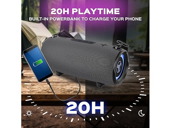 (NEW) TREBLAB Ultra Loud Wireless Speaker