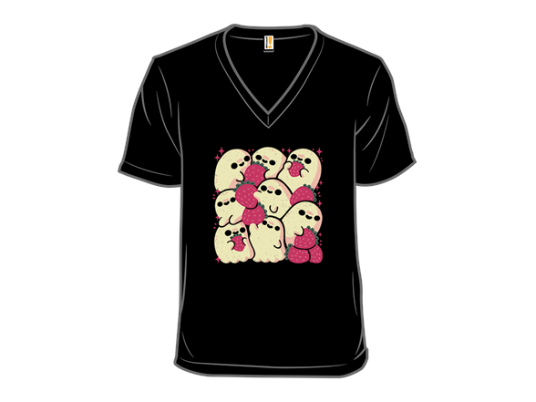 Spooky Cute Ghosts with Strawberries