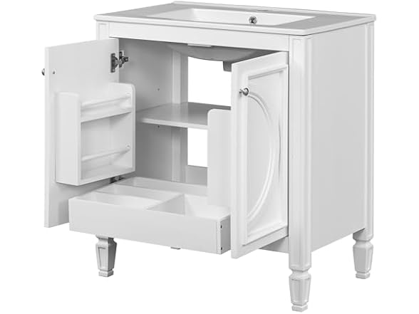 TREATLIFE Elegant 30" Bathroom Vanity with Sink