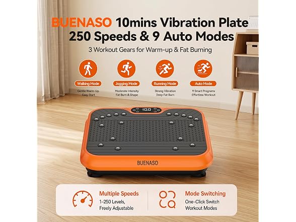 BUENASO Vibration Plate Exercise Machine