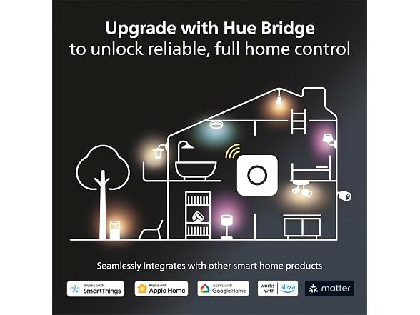 PHILIPS Hue Ensis Smart LED Pendant Light Black