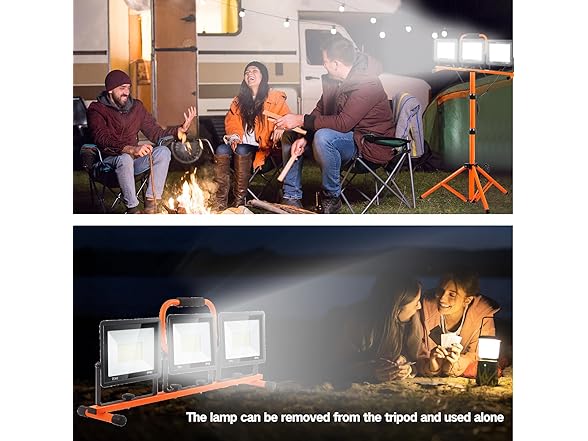 21000 Lumen Work Lights with Stand