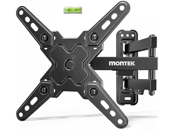 monTEK Full Motion TV Wall Mount Bracket | 13-43"