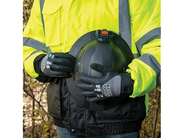 KLEIN TOOLS Klein Tools Winter Work Gloves, Knit Dippe