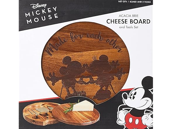 Disney Mickey Mouse & Minnie Cheese Board