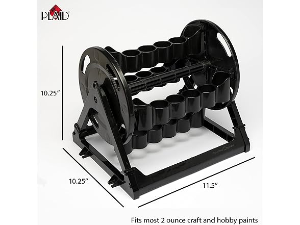 Plaid Rotational Organizer for Acrylic Storage