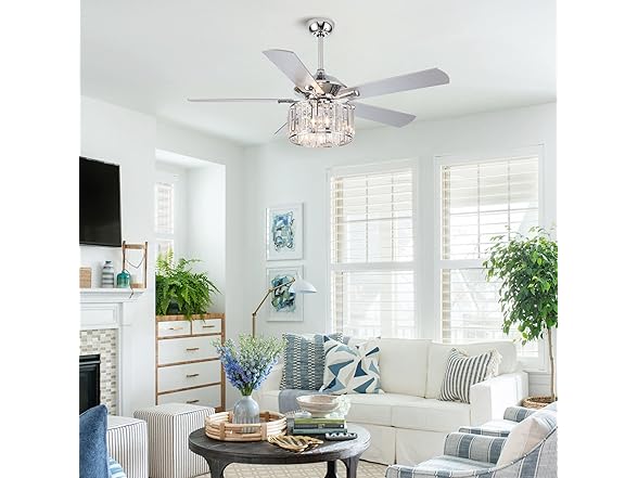 Parrot Uncle F6305Q110V-PU 52 Inch Ceiling Fan