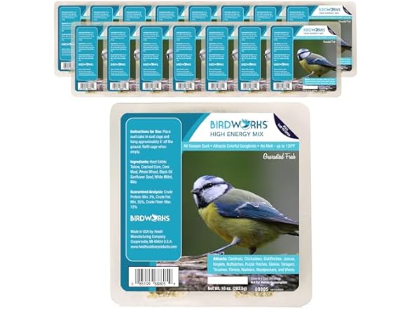 High Energy All Season No Mess Suet Cake Birders Pack