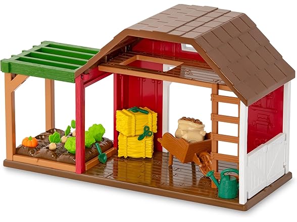 Li’l Woodzeez Happy Harvest Farm Playset
