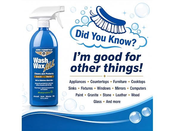 Aero Cosmetics Wash Wax ALL Waterless Car Wash Kit
