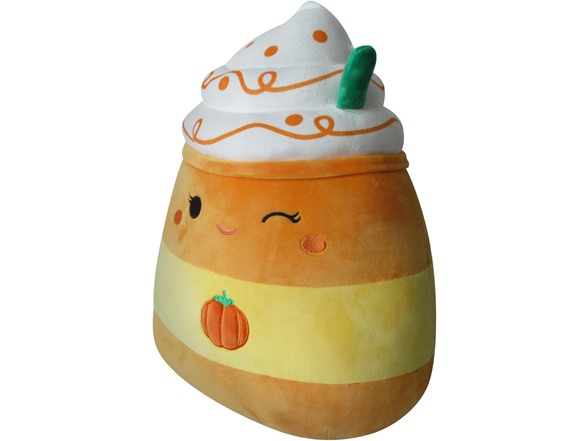 Squishmallows 14" Delindy Orange Pumpkin Spice Latte